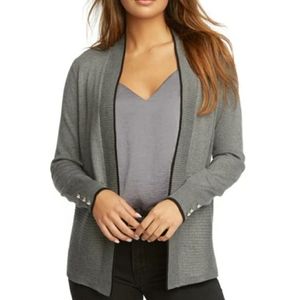 89th +Madison cardigan sweater ribbed buttons